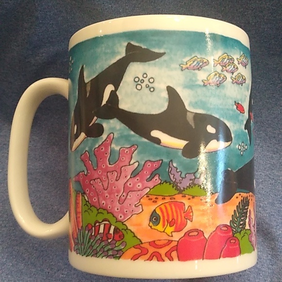 Miami Coffee Mug Dolphins Seaquarium  Collector Series American Gifts - Picture 3 of 8